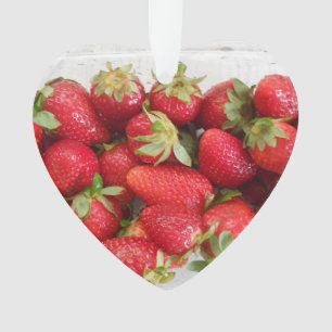 Erdbeere-Liebe mit Bild Ornament