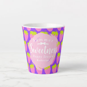 Erdbeere Lila Milchtasse