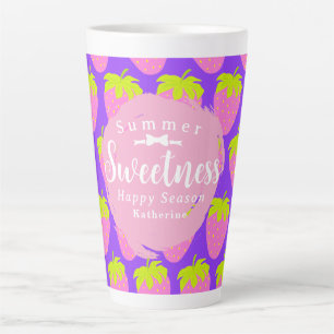 Erdbeere Lila Milchtasse