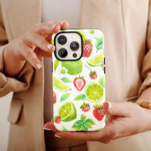 Erdbeere Limon Frucht | iPhone 14 Case-Mate