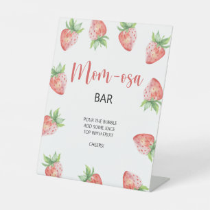 Erdbeere \ Mama-osa-Bar Sockelschild