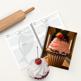 Erdbeere Mattiert Cupcake Dessert Rezepte Notizbuch