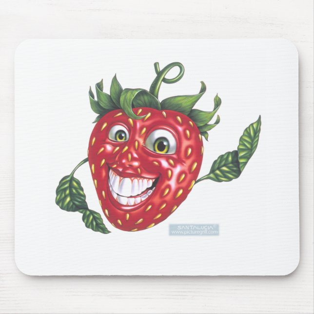 Erdbeere Mousepad (Vorne)
