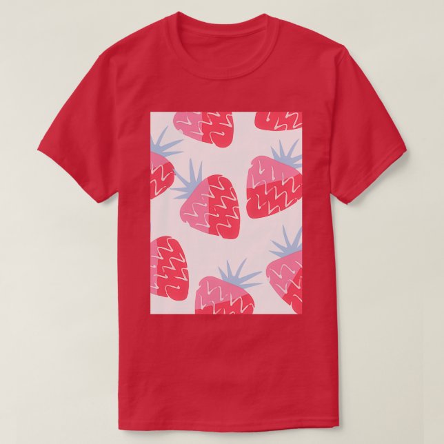 Erdbeere Natursommerpomp T-Shirt (Design vorne)