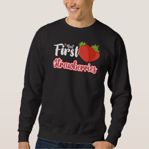 Erdbeere Obstgarten Pflanze Samen Erdbeeren Sweatshirt