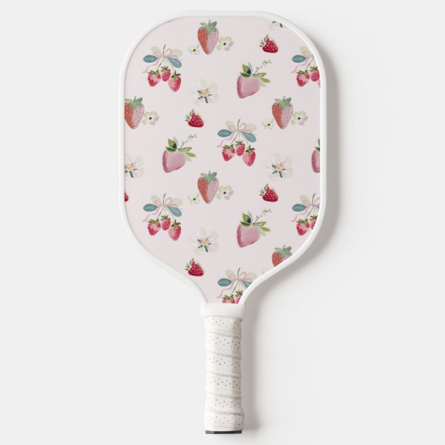 Erdbeere  pickleball schläger (Vorderseite)