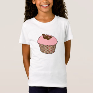 Erdbeere Pink Mattiert Cupcake T - Shirt