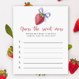 Erdbeere - Raten Sie mal, wie das süße Schlamaspie