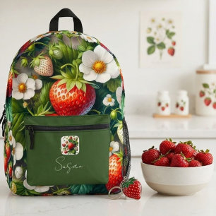 Erdbeere Red Berry Fruit Rucksack