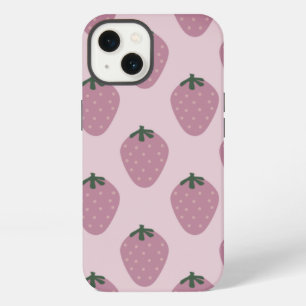 Erdbeere, rosa, Frucht iPhone 13 Hülle