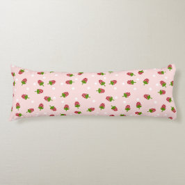 Erdbeere Rosa Niedlich Kawaii Girly Soft Pastete Seitenschläferkissen