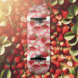 Erdbeere, rot und rosa skateboard