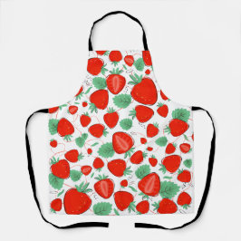 Erdbeere Schürze