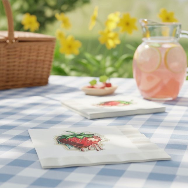 Erdbeere Serviette (Von Creator hochgeladen)