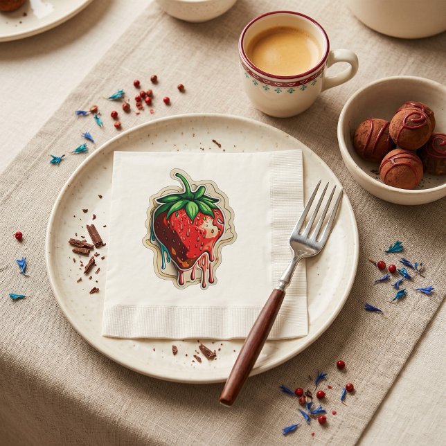 Erdbeere Serviette (Von Creator hochgeladen)