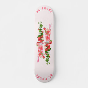Erdbeere Skateboard Fruchtsaft Cooles Getränk