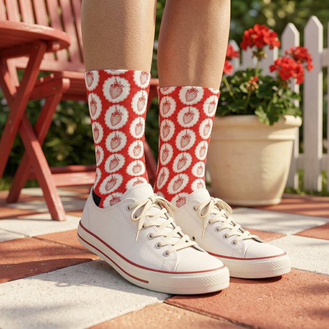 Erdbeere Socken (Von Creator hochgeladen)