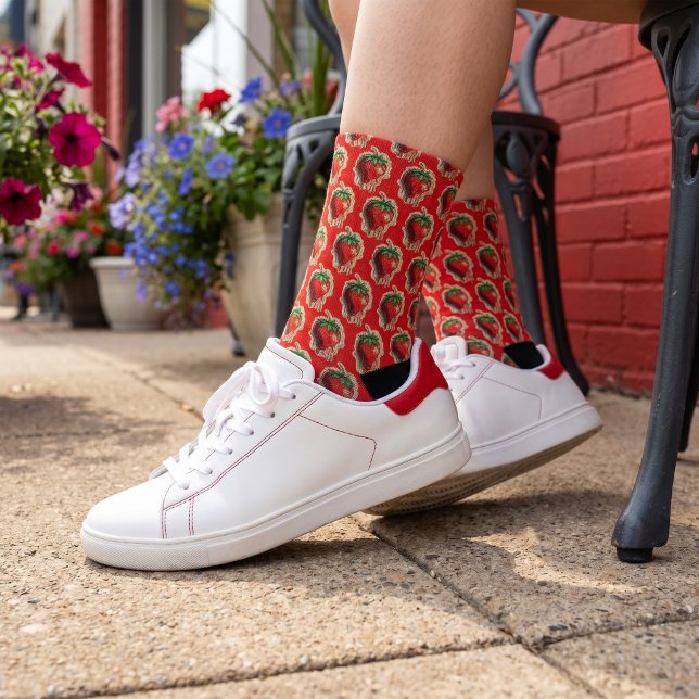 Erdbeere Socken (Von Creator hochgeladen)