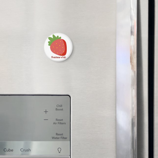 Erdbeere Sommerfrische Magnet (In Situ (Kühlschrank))