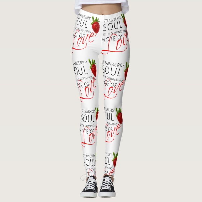 Erdbeere-Soul Leggings (Vorderseite)