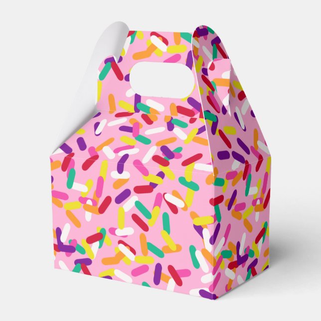 Erdbeere Sprinkles Geschenkschachtel (Vorderseite)