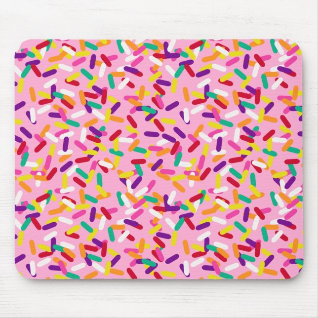 Erdbeere Sprinkles Mousepad (Vorne)