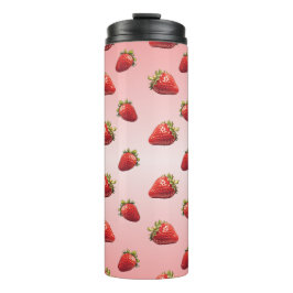 Erdbeere Thermosbecher