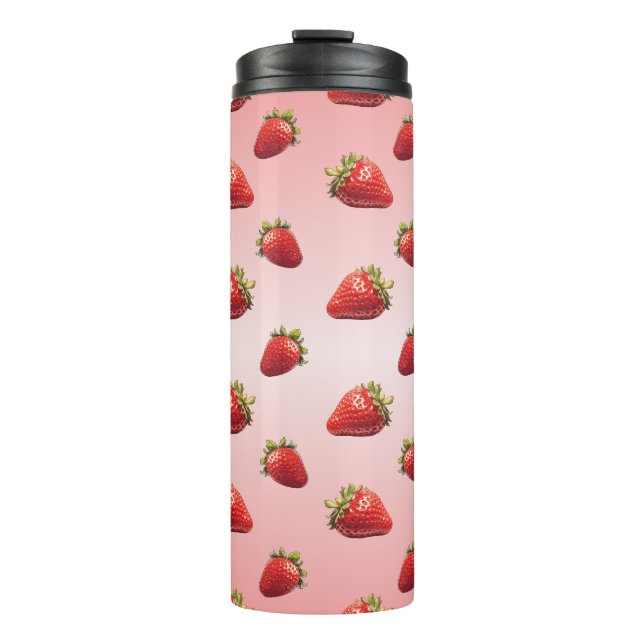 Erdbeere Thermosbecher (Vorderseite)