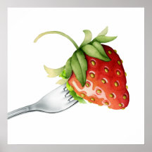 Erdbeere und Fork Poster - SRF