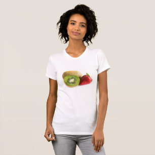 Erdbeere und Kiwi T-Shirt