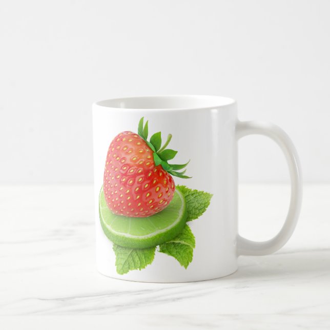 Erdbeere und Limon Tasse (Rechts)