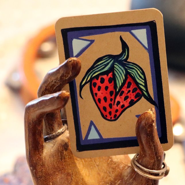 Erdbeere Visitenkarte (Von Creator hochgeladen)