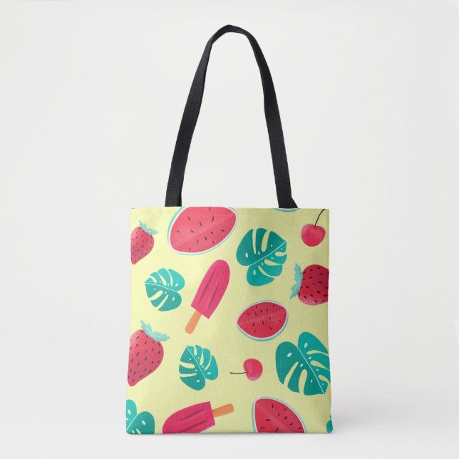 Erdbeere von Wassermelonen Blätter (Vorderseite)