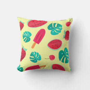 Erdbeere von Wassermelonen Blätter Kissen