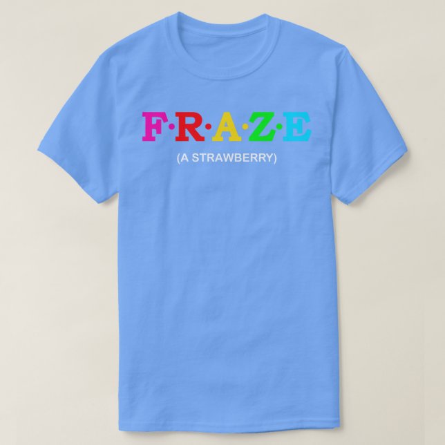 Erdbeere zerteilen 2 T-Shirt (Design vorne)