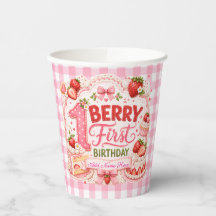 Erdbeere zum ersten Geburtstag Strawberry Shortcak