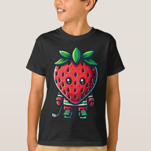 Erdbeereis-Hockey Süße Beeren-Spielerin  T-Shirt