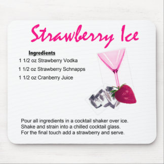Erdbeereis Mousepad