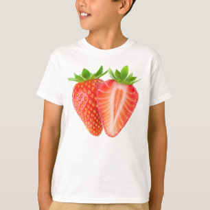 Erdbeeren ausschneiden T-Shirt