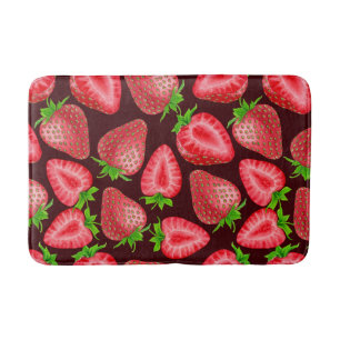 Erdbeeren Badematte