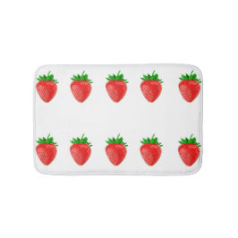 Erdbeeren Bath Mat Badematte