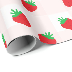 Erdbeeren Berry Sweet Baby Shower Geschenkpapier