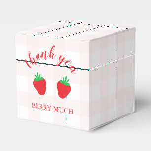 Erdbeeren Berry Sweet Baby Shower Geschenkschachtel