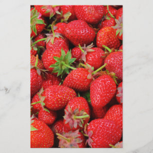 Erdbeeren Briefpapier
