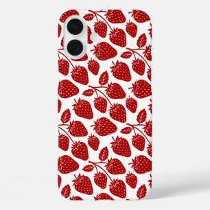 Erdbeeren iPhone 16 Plus Hülle