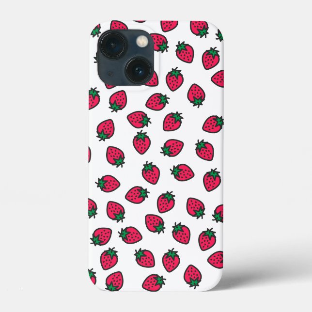 Erdbeeren Case-Mate iPhone Hülle (Rückseite)