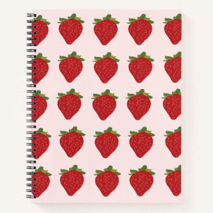 Erdbeeren Cute Rezept Erdbeeren Notizbuch
