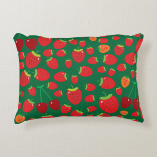 Erdbeeren Dekokissen