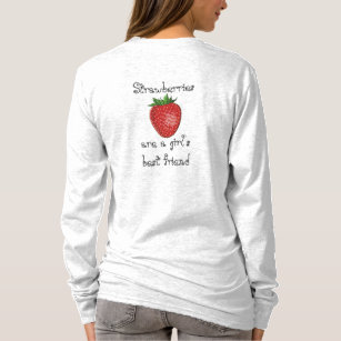 Erdbeeren - der T - Shirt der Frauen