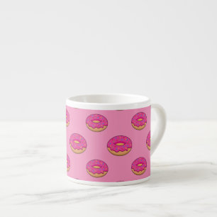 Erdbeeren Donut mit Sprinklen-Cartoon Espressotasse